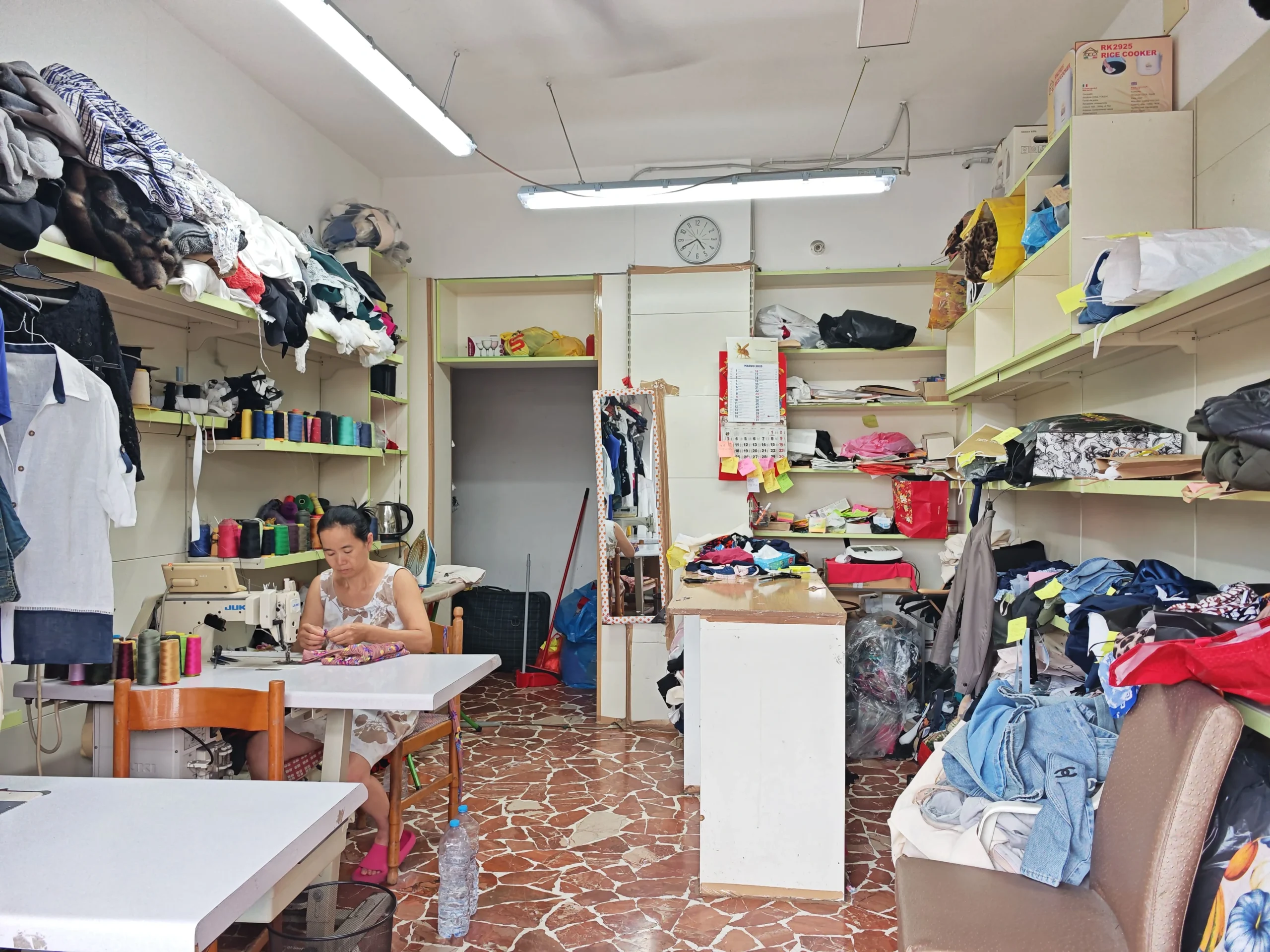 sartoria zj panoramica negozio